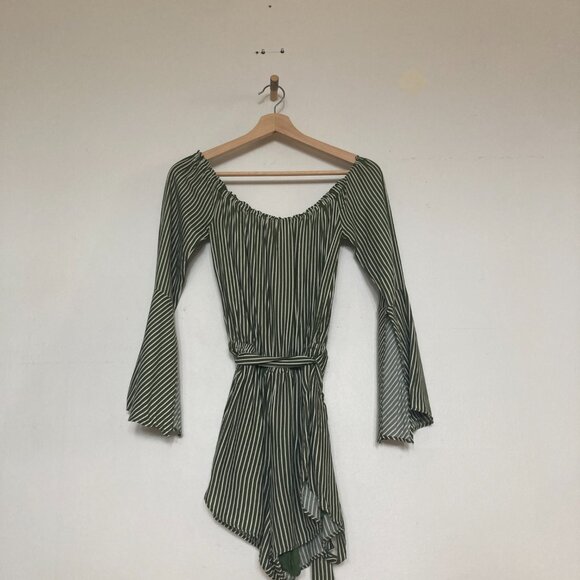 One piece Romper - green stripe - Silence + Noise size XS - Picture 5 of 15
